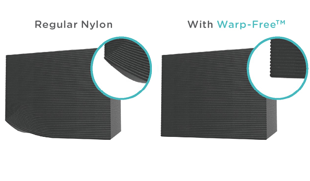 vynikající rozměrová stabilita a téměř žádná deformace