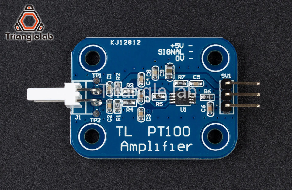 Trianglelab PT100 zesilovací deska